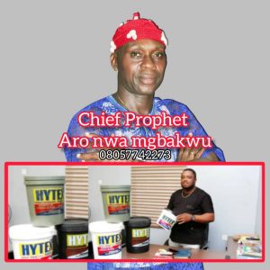 Chief Prophet Aro Nwa Mgbakwu - Hytex paint Nigeria limited